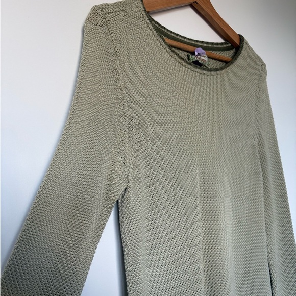 Vintage Tommy Bahama Sage Green Cotton Sweater | Size Small - Picture 5 of 7
